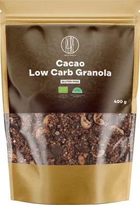 Immagine prodotto di BrainMax Pure® Granola Low Carb, cacao, 400 g