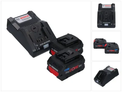 Immagine prodotto di Set di avviamento per batterie ProCORE 8,0 Ah Prof.18 V 2x8 Ah BOSCH