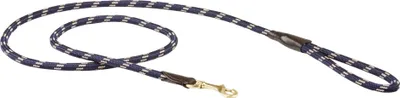 Produktbild von Weatherbeeta Seil Leder Hundeleine WB1344 (120cm) (Marineblau/Braun)
