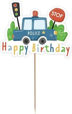 Produktbild von Polizei Party Kuchendekoration