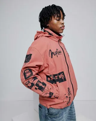Produktbild von Naruto Windbreaker Herren Shippuden rot M