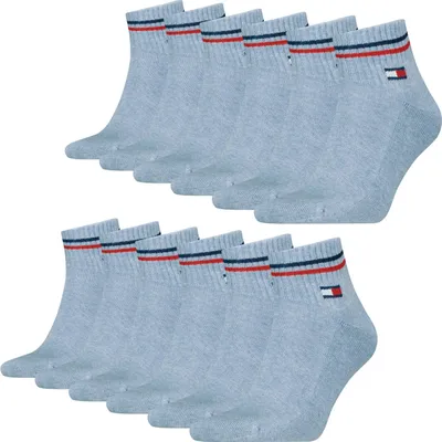 Produktbild von 6 Paar Tommy Jeans Herren Quarter Iconic Socken