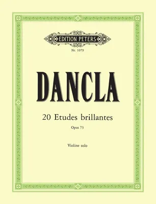 Produktbild von 20 Etudes brillantes (Violin), Op. 73