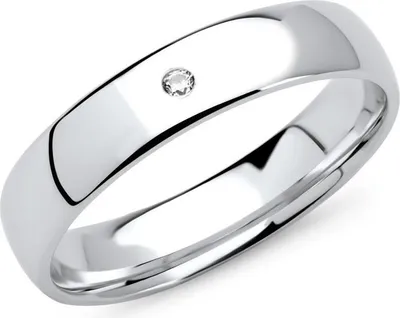 Produktbild von Damenring von Unique aus 585er Weißgold mit Diamant
