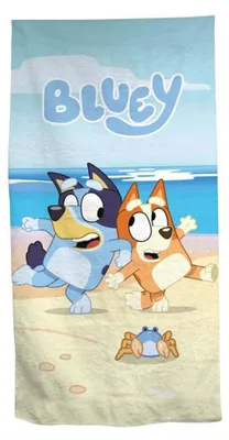 Obrázok produktu pre Plážová osuška Bluey – 70 x 140 cm