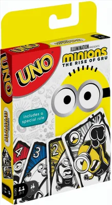 Produktbild von Mattel - UNO - Minions Kartenspiel Gesellschaftsspiel The Rise of Gru