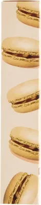 Produktbild von Cuorenero 3 Macaron Kakaogeschmack | Glutenfreies Schokoladen-Macaron | Pralinen in einer Geschenkbox | Macaron Kekse im Karton - 42 Gr.