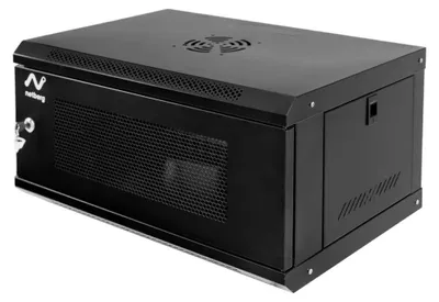 Zdjęcie produktu dla Szafa szafka Rack NETBERG 19" 6U 300x600mm wisząca drzwi perforowane czarna
