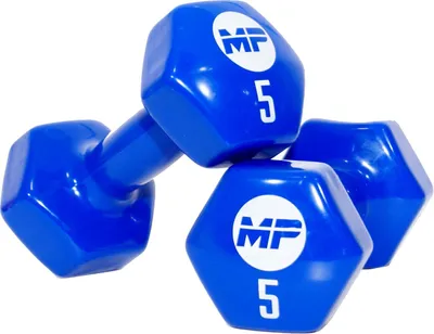 Produktbild von Muscle Power Vinyl-Kurzhanteln 2×5 kg