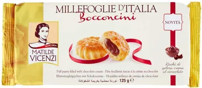 Produktbild von 6x Matilde Vicenzi millefoglie bocconcini al cioccolato Schokolade 125g kekse