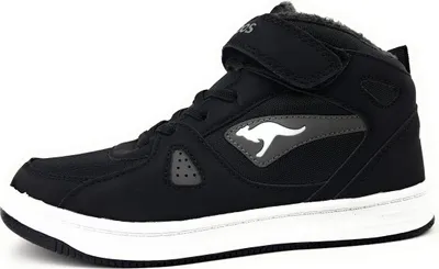 Immagine prodotto di KangaRoos Kalley: Scarpe per bambini, modello stivaletti da ragazzo, con chiusura a velcro, colore nero, adatte per il tempo libero