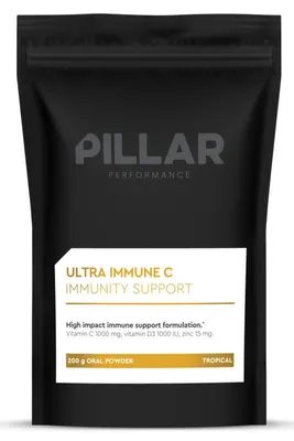 Productafbeelding van Pillar Performance Ultra Immune C Powder Tropical (200 gr)