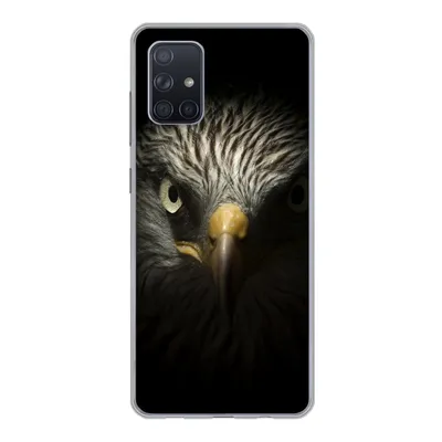 Produktbild von MuchoWow® Handyhülle Schutzhülle Hülle für Samsung Galaxy A51 5G Vogel - Adler - Raubvögel - Auge - Schnabel - Licht Silikon Softcase Handy Hülle - Abbildung
