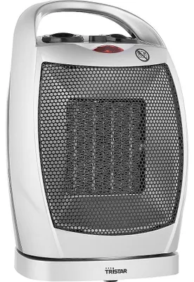 Zdjęcie produktu dla Tristar KA-5038, Wentylator elektryczny ogrzewacza pomieszczeń, Ceramika, Wewnętrzna, Podłoga, Czarny, Srebrny, Przyciski, Obrotowy