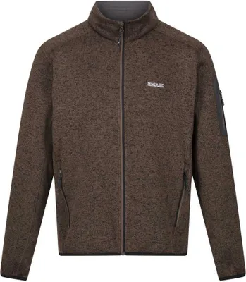 Produktbild von Regatta Herren Newhill Strickfleecejacke ohne Kapuze RMA554 H23 : M : khaki Farbe: khaki Größe: M