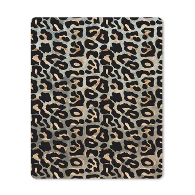 Produktbild von MuchoWow® Mauspad Mousepad Pantherdruck - Braun - Luxus 30x40 cm - Mousepads - Maus Mat - Pad - Mausunterlage - Mausmatten