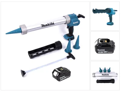 Produktbild von Makita DCG 180 G1X Akku Kartuschenpistole 18 V 300 / 600 ml + 1x Akku 6,0 Ah - ohne Ladegerät