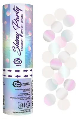 Image de Canon à confettis irisé
