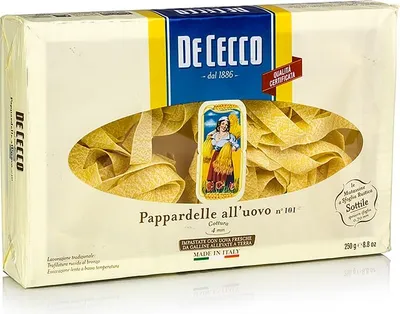 Produktbild von De Cecco Pappardelle mit Ei No.101 - 250g