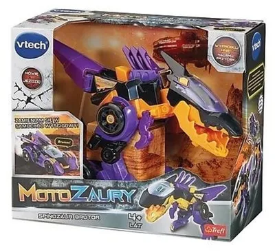 Obrázok produktu pre VTech Interaktywna Zabawka Motozaury Spinozaur Brutor Wyścigówka