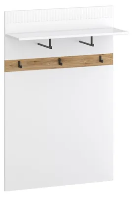 Obrázek produktu pro Kondela Věšákový panel Velis 80 - bílá / dub evoke