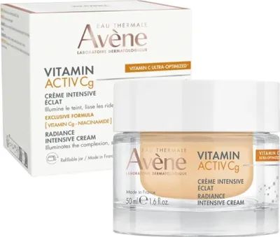 Produktbild von Avene Vitamin Activ Cg, Body-BB-Creme, 50 ml, Weiß, Feuchtigkeitsspendend, trockene Haut, Behälter