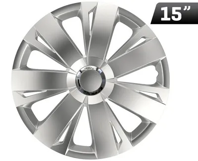 Obrázek produktu pro Kryty kol Energy RC stříbrné 15", 4 ks