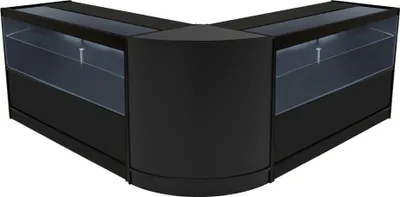 Immagine prodotto di Set di banconi illuminati a LED Selene, modello CM60 + C1500 (2 pezzi) – colore nero