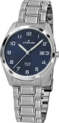 Produktbild von ATRIUM Herren Uhr Armbanduhr Edelstahl Analog Quarz Saphirglas A42-35