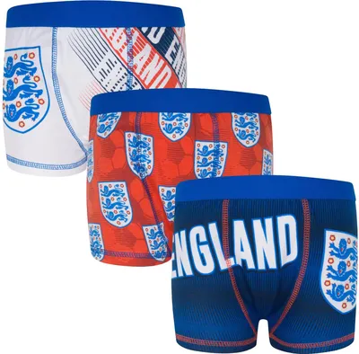 Obrázek produktu pro England Football - Chlapecké boxerky (3-pack) GF551 (140) (námořnická/červená/bílá)
