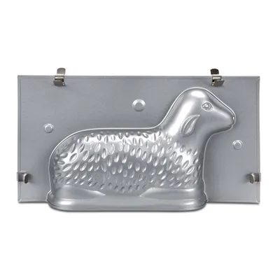 Produktbild von Städter '3D-Backform Osterlämmchen 2-Teilig Metall Silber'