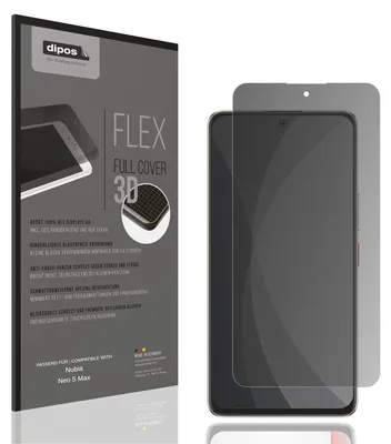 Produktbild von Full Cover Privacy Blickschutzfolie für Nubia Neo 5 Max Folie Anti-Shock