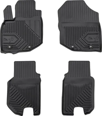 Produktbild von Fußmatten Gummimatten No.77 für Honda Jazz III 2007-2014 TPE Schwarz 4 teile