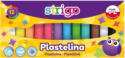 Obrázek produktu pro Plastelína 12 barev STRIGO