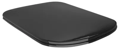 Produktbild von Kerasan TRIBECA WC-Sitz, SLIM, Soft Close, schwarz matt