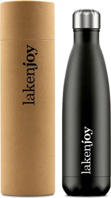 Produktbild von Laken Lakenjoy 500ml Thermosflasche Schwarz  Schwarz One Size