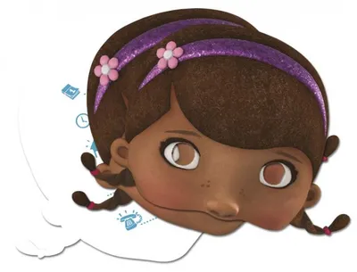 Produktbild von Doc McStuffins 4 Einladungskarten und Masken