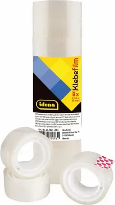 Produktbild von Happy Kidz Idena Klebefilm transp. 8 Rollen 19mm 33m 21403186007