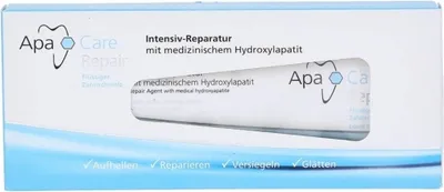 The image shows the product packaging for Apacare Repair Gel.