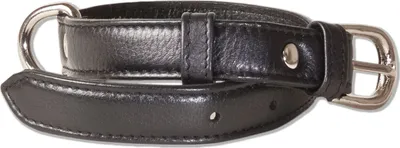 Produktbild von Rimbaldi® Voll-Leder Hundehalsband für kleine Hunde mit 25-35 cm Halsumfang in Schwarz
