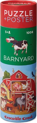 Obrázok produktu pre Puzzle a plagát - Farma (100 dielikov)
