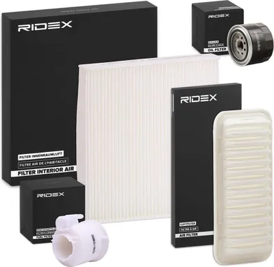 Produktbild von RIDEX Filterset Inspektionspaket Filtersatz für TOYOTA Yaris Schrägheck (P9)