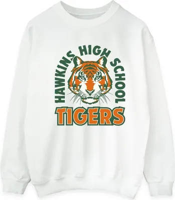 Produktbild von Netflix - "Stranger Things Hawkins" Sweatshirt für Herren BI44913 (M) (Weiß)