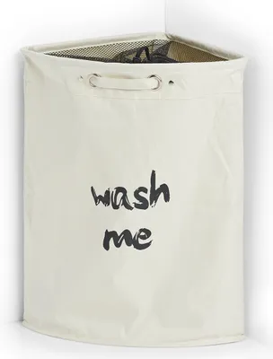 Produktbild von Zeller Eck-Wäschesammler "Wash me", Polyester, beige