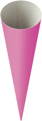 Produktbild von HEYDA 204870065 Schultüten-Rohling 70 cm Ø 19 cm pink