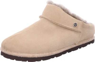 Produktbild von Rohde Damen Pantoffel Hausschuh Leder Lammfell Warmfutter Gardena 7070, Größe:39 EU, Farbe:Beige