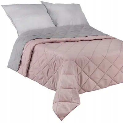 Obrázek produktu pro Polské Tkaniny Pikovaný oboustranný přehoz pudrový růžový 170x210 cm