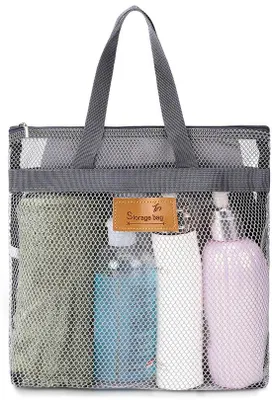 Obrázek produktu pro Cestovní sprcha, velká, šedá, přenosná, s rukojetí