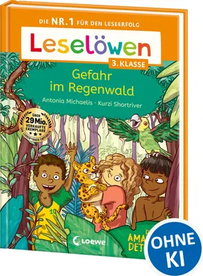 Produktbild von Leselöwen 3. Klasse - Amazonas-Detektive: Gefahr im Regenwald