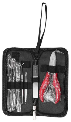 Produktbild von Nagelknipser-Set 7-teilig für dicke und eingewachsene Zehennägel aus Edelstahl